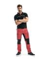 Blaklader 3389 Pique Polo Shirt (Black/Red)